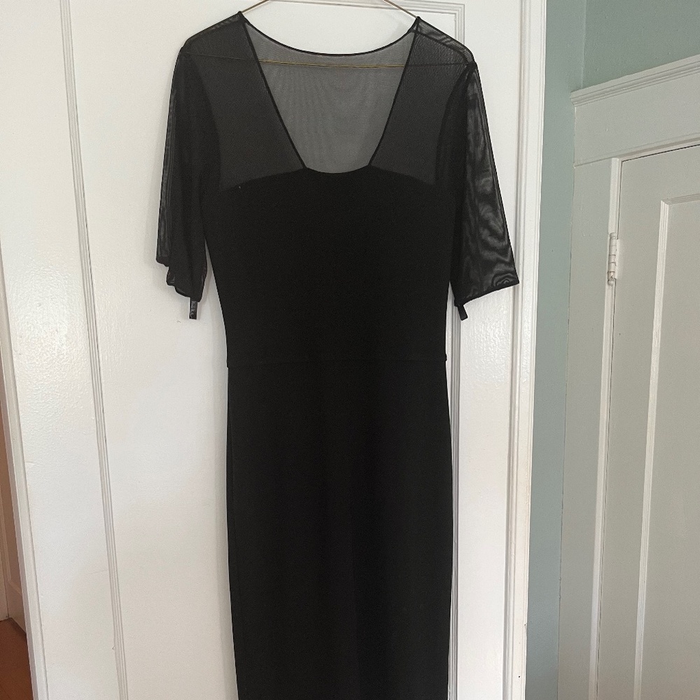 Nicole Miller vintage black cocktail dress